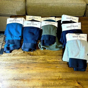 💥NWT 2 Pair SET Express Design Men Underwear Boxer Brief Waffle Assorted SMALL